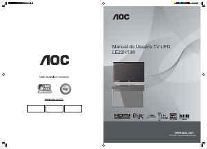Manual AOC LE22H138 Televisor LED