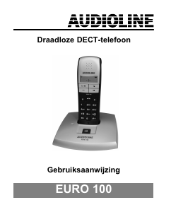 Handleiding Audioline Euro 100 Draadloze telefoon