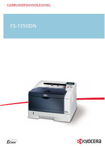 Handleiding Kyocera FS-1350DN Printer