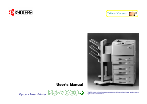 Handleiding Kyocera FS-7000+ Printer