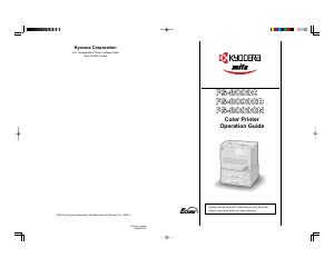 Manual Kyocera FS-8000C Printer