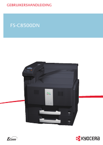 Handleiding Kyocera FS-C8500DN Printer