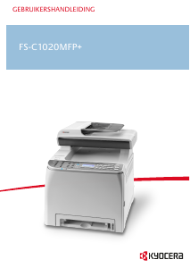 Handleiding Kyocera FS-C1020MFP+ Multifunctional printer