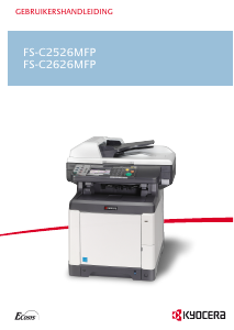 Handleiding Kyocera FS-C2526MFP Multifunctional printer