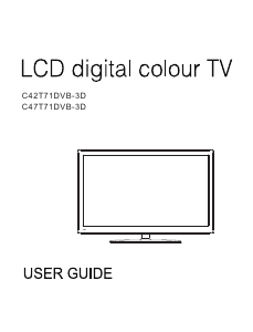 Handleiding Cello C42T71DVB LCD televisie
