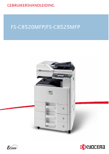 Handleiding Kyocera FS-C8525MFP Multifunctional printer