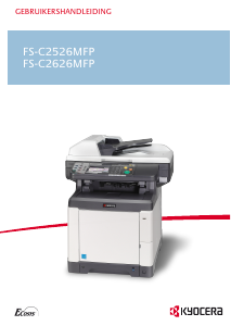 Handleiding Kyocera FS-C2626MFP Multifunctional printer