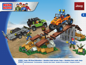 Handleiding Mega Bloks set 97832 Jeep Off-road adventure