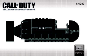 Manual Mega Bloks set CNG80 Call of Duty SEAL sub recon