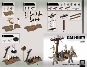 Handleiding Mega Bloks set CNF16 Call of Duty Zombies horde