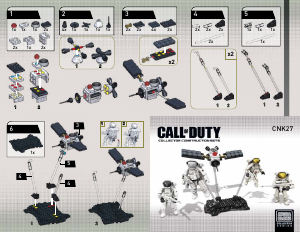 Manual Mega Bloks set CNK27 Call of Duty Icarus troopers