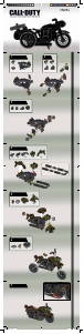 Handleiding Mega Bloks set CNG94 Call of Duty Sidecar pursuit