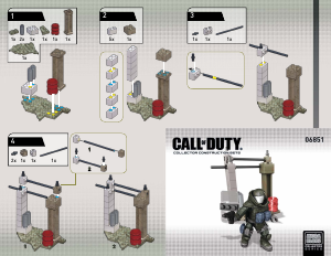 Manual Mega Bloks set CNF08 Call of Duty Juggernaut