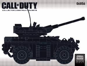 Handleiding Mega Bloks set DCL09 Call of Duty APC tank invasion