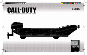 Manual Mega Bloks set DCL25 Call of Duty RIB beach assault