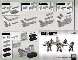 Handleiding Mega Bloks set CNF11 Call of Duty Sniper unit