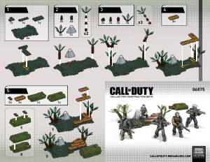 Handleiding Mega Bloks set CNF12 Call of Duty Jungle troopers