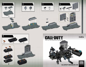 Manual Mega Bloks set CNF10 Call of Duty SEAL team