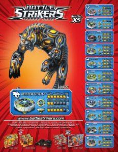 Bruksanvisning Mega Bloks set 29635 Battle Strikers Sabretooth