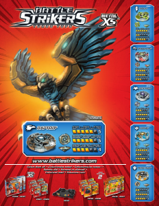Rokasgrāmata Mega Bloks set 29625 Battle Strikers Raptor