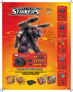 Käyttöohje Mega Bloks set 29463 Battle Strikers Pantera