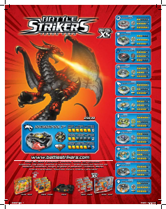 Rokasgrāmata Mega Bloks set 29439 Battle Strikers Dragonfire II