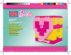 Manual Mega Bloks set 80277 Barbie Build n play