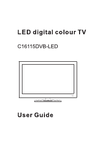 Handleiding Cello C16115DVB LED televisie