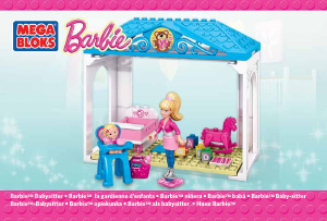 Manuál Mega Bloks set CND45 Barbie Domácí opatrovnice dětí