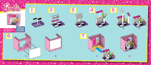 Handleiding Mega Bloks set CNH90 Barbie Kat