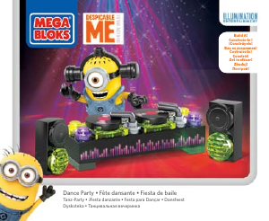 Handleiding Mega Bloks set CNC75 Minions Dancefeest