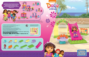 Manual Mega Bloks set CNJ20 Dora the Explorer Fun at the playground
