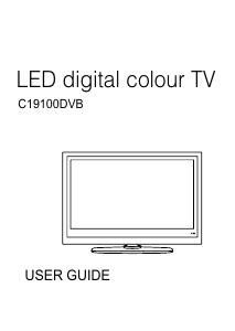 Handleiding Cello C19100DVB LED televisie