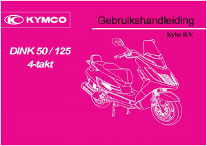 Handleiding Kymco Dink 125 Scooter