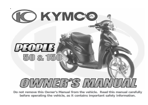 Manual Kymco People 50 Scooter