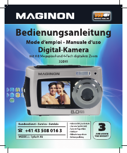 Bedienungsanleitung Maginon Splash 80 Digitalkamera