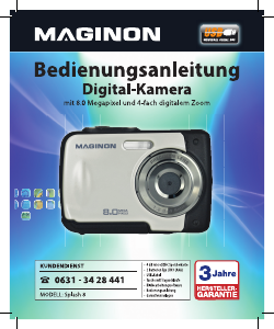 Bedienungsanleitung Maginon Splash 8 Digitalkamera