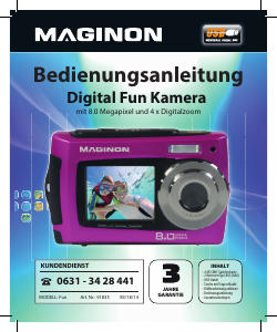 Bedienungsanleitung Maginon 91835 Fun Digitalkamera