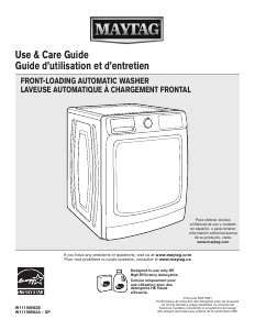 Manual Maytag MHW5630HW Washing Machine