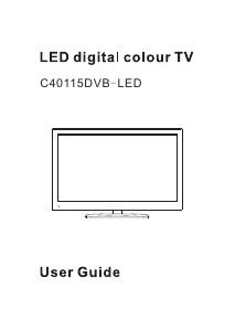 Handleiding Cello C40115DVB LED televisie