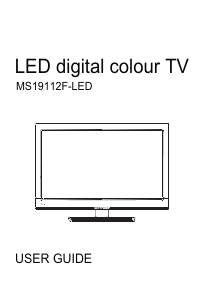 Handleiding Cello MS19112F LED televisie
