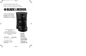 Manual de uso Black and Decker DCM575 Máquina de café
