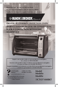 Manual de uso Black and Decker CTO7100BKT Horno