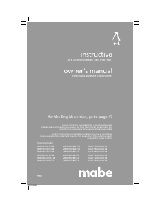 Manual de uso Mabe MMT18CDBSCCJ8 Aire acondicionado