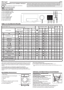 Manual Hotpoint NM10 723 WK EU Mașină de spălat