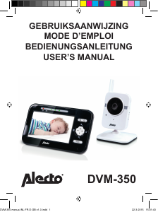 Manual Alecto DVM-350 Baby Monitor