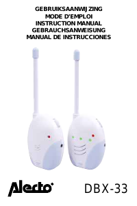 Manual de uso Alecto DBX-33 Vigilabebés