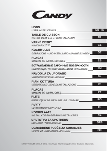 Mode d’emploi Candy PSP640 ZEN Table de cuisson