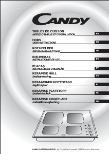 Mode d’emploi Candy PVD742/1 N Table de cuisson