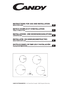 Manual Candy PMI640N Hob